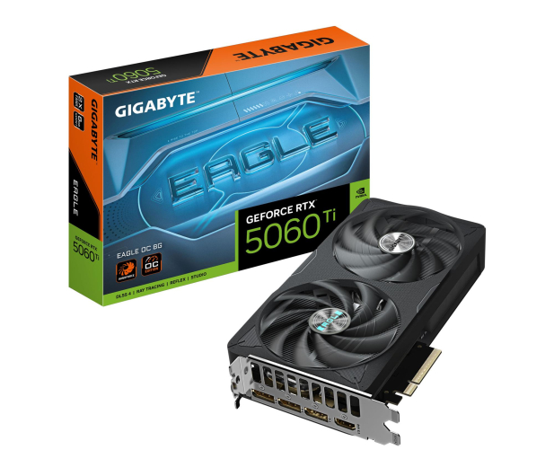 GIGABYTE GeForce RTX 5060 Ti Eagle OC 8GB GDDR7 DLSS4 GV-N506TEAGLE OC-8GD - 1331003 - zdjęcie